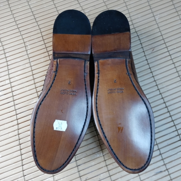 Ciro Schiano men\'s crocodile brown tassel loafer. Hand made in Italy.  Sz 7M. Ne main image 10